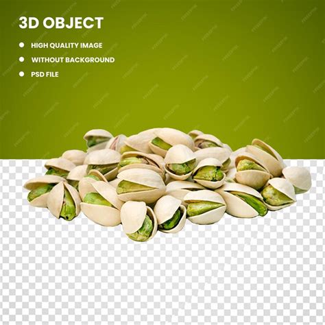 Pistachio with nutshell | Premium PSD