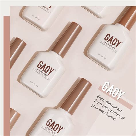 Buy GAOY Nude Brown Gel Nail Polish, 16ml Soak Off Nautral Gel Polish ...