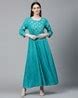 Buy Teal Dresses & Gowns for Women by ZARISA Online | Ajio.com