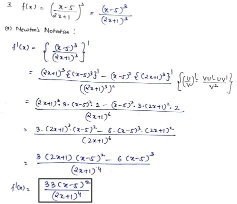 [Solved] Find derivative using Newton's Notation and Leibniz's Notation ...