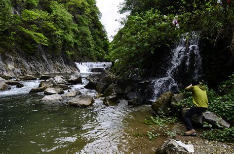 航拍贵阳花溪水库两岸生态优美