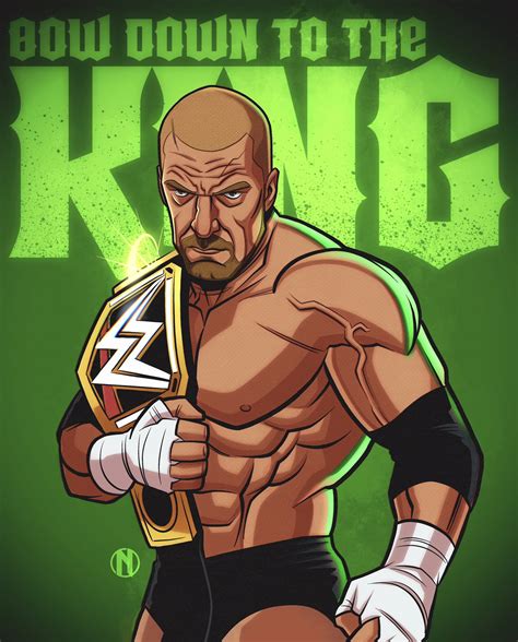 How To Draw Wwe Triple H