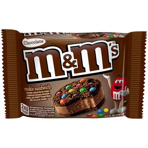 M&M'S® Ice Cream Choc Cookie Sandwich Single (48 Count) - Walmart.com