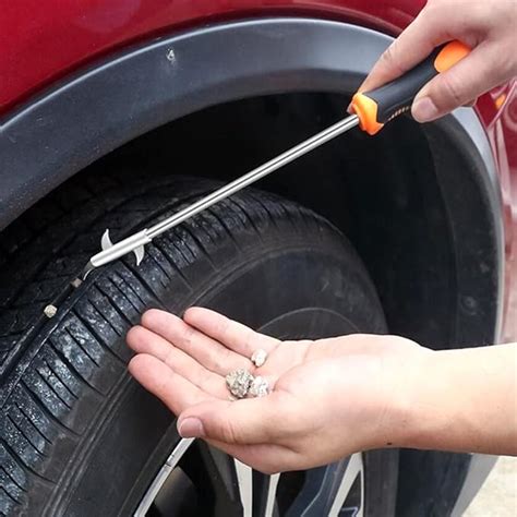 Kanya Car tyre Stone Remover Hooks, Solid Rubber Handle Rust-Resistance ...