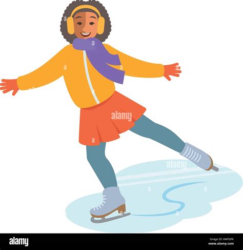 Winter Ice Skating Clip Art