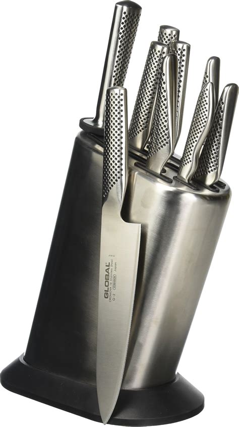 Amazon.com: Global 7-piece Ikasu Knife Block Set: Block Knife Sets: Home & Kitchen