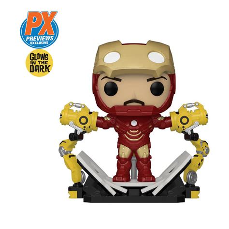 Pop! Marvel - Iron Man 2 - Iron Man MK IV with Gantry [Glow][PX Exclus