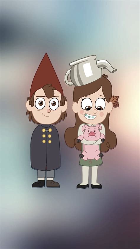 Download Baby Waddles With Mabel&Dipper Wallpaper | Wallpapers.com