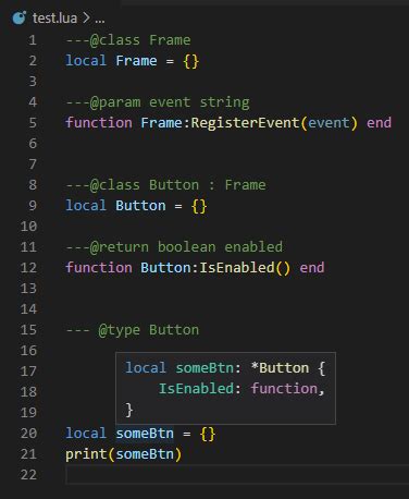 Lua Inheritance 的图像结果