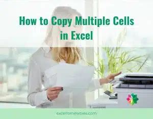 How to Select Multiple Cells to Copy in Excel 的图像结果