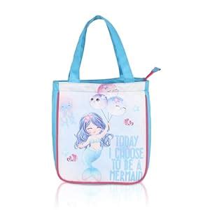 Buy Echo Boomers Blue Mermaid Printed Lunch Bag- Insulated, Spacious ...