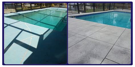 Pool deck resurfacing gallery - Extreme Concrete Makeover