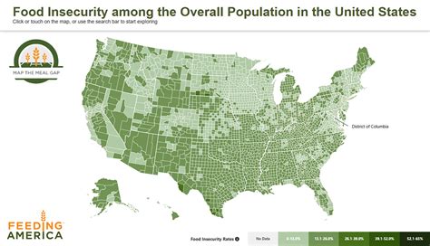 Feeding America's 'Map the Meal Gap' reveals stark disparities in rural ...