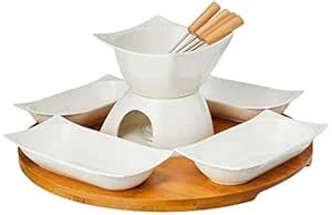 Swissmar Sensui 12 Piece Chocolate Fondue Set, White : Amazon.in: Home ...