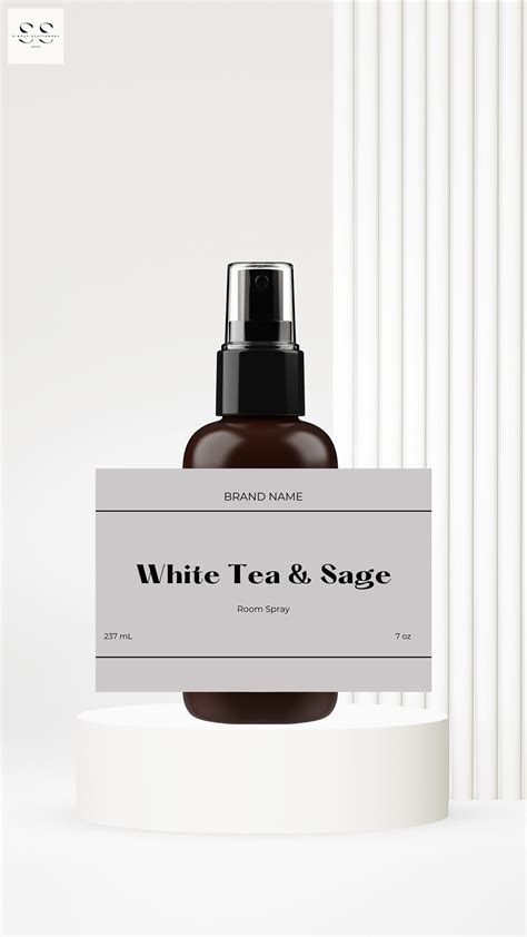 Editable Product Label Template, Room Spray Label Template, DIY Product ...