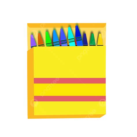 Empty Crayon Box Clipart Crayon Box Clipart Etsy