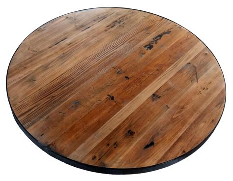 Reclaimed Wood Farmhouse Dining Table Top View Littlebranch Farm