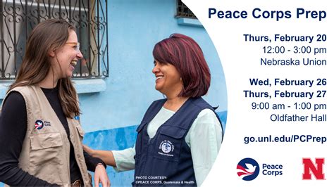 Peace Corps table in Oldfather | Announce | University of Nebraska-Lincoln