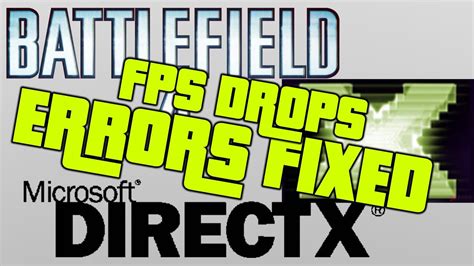 BF4 DirectX Error + FPS DROP FIX* [FIX ALL DirectX Errors and Frame drops in Battlefield 4]