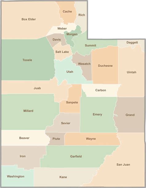 Counties In Utah
