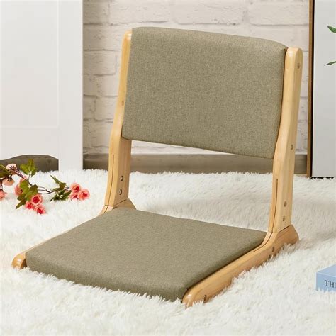 Floor Chair with Back Support, Foldable Japanese Style Floor Chair ...