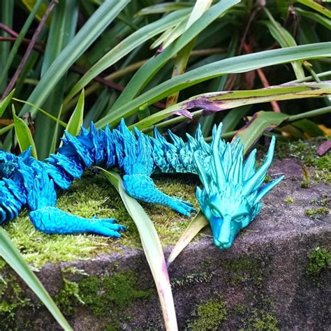 3D Printed Dragon Joint Pointed Mouth Monkey Dragon Desktop Ornaments ...