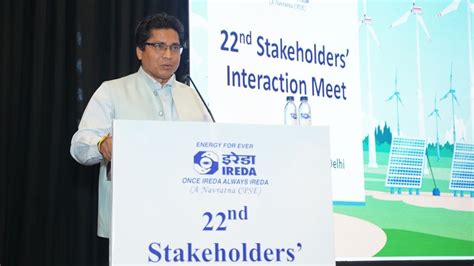 IREDA CMD Highlights MSMEs as Backbone of Economy at 22nd Stakeholders ...