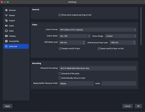 Image result for Performance Setting OBS