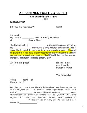 Appointment-Setting Script 的图像结果