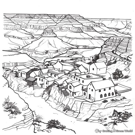 Grand Canyon Coloring Pages - Free & Printable!