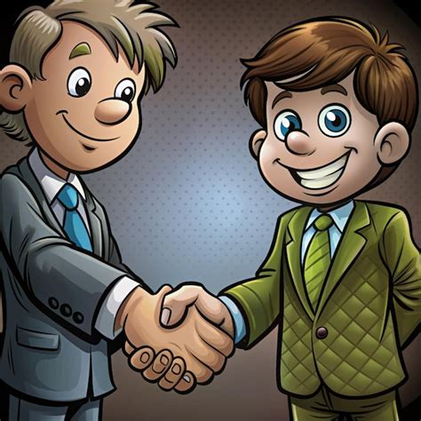 Business Handshake Cartoon 的图像结果