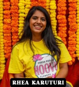 Biography of Rhea Karuturi: Founder & CTO of Hoovu Fresh- Entrepreneur