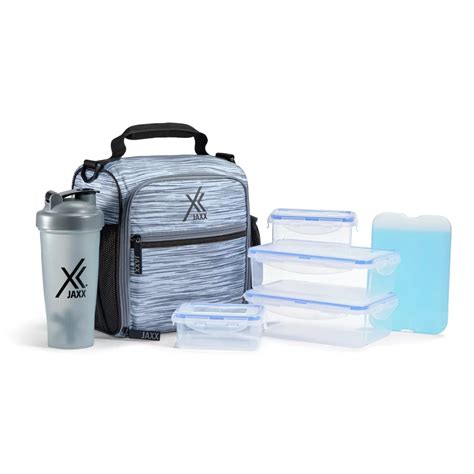 Fit + Fresh Jaxx Meal Prep Fit Bag - Heather Gray - Shop Lunch boxes at H-E-B