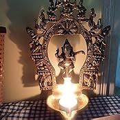 Buy Two Moustaches Brass Ethnic Indian Carving Dancing Ganesha Design ...