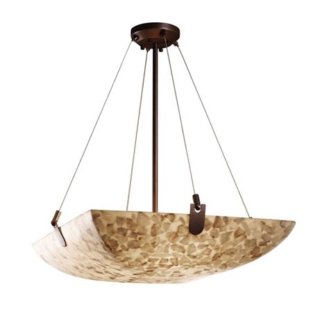 Justice Design Group Alabaster Rocks 6-Light Dark Bronze Transitional ...