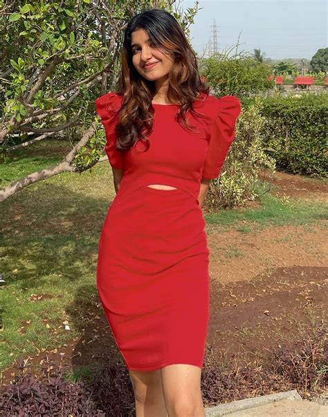 Red Puff Sleeve Bodycon Dress | Leemboodi