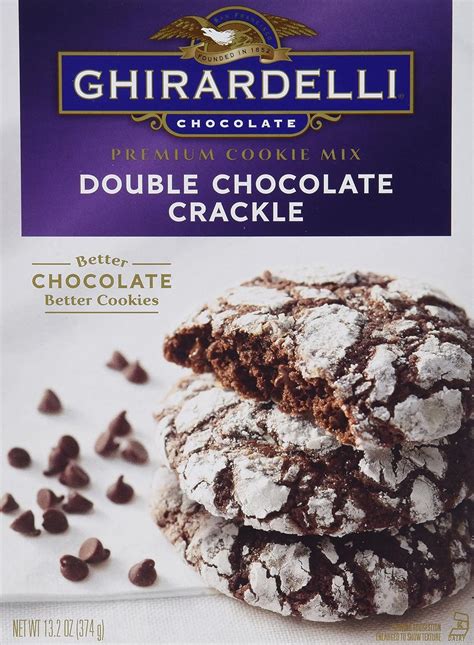 ghirardelli double chocolate crackle cookie mix