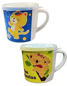 Buy FunBlast Milk Mug for Kids - Cartoon Design BPA Free With Lid ...