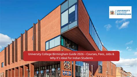 University College Birmingham Guide 2026 – Courses, Fees, Jobs and Why It’s Ideal for Indian ...