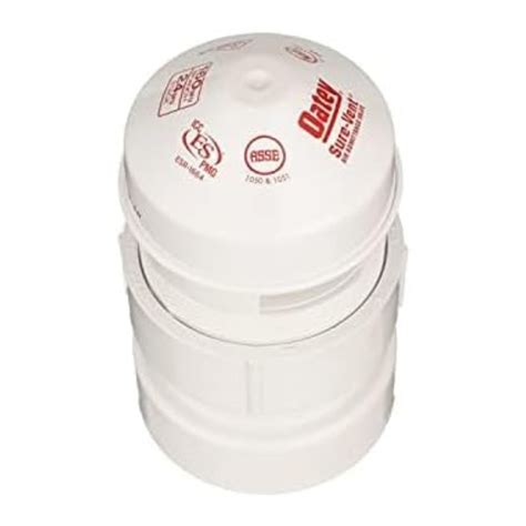 Oatey Sure-Vent Air Admittange Valve 160 DFU Brand 24 DFU Stack ...