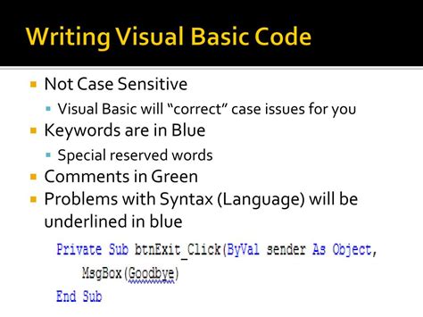 Image result for Visual Basic Code to Show Text
