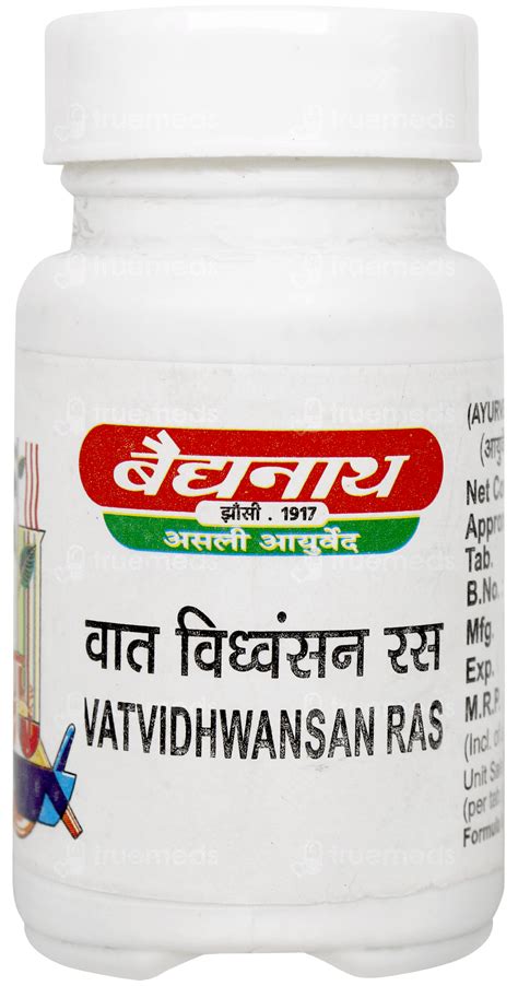 Baidyanath Vatvidhwansan Ras Tablet 80 - Uses, Side Effects, Dosage ...