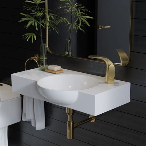 Старинная ванная комната с белой раковиной | Floating sink design ...