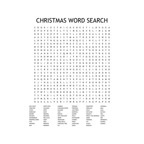 Free printable word searches christmas story, Download Free printable ...