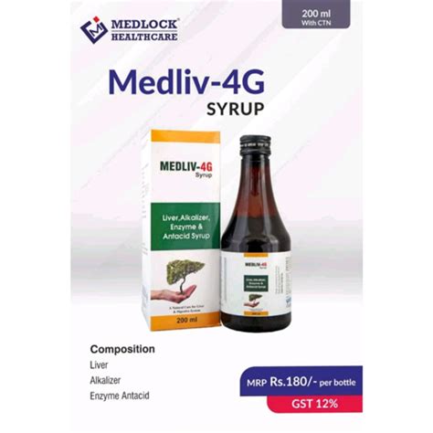 MEDLIV-4G Syrup MEDLOCK HEALTHCARE