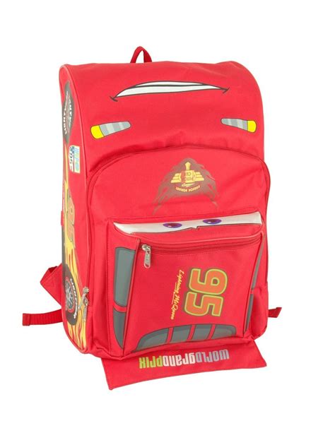 Disney, Cars Lightning McQueen Backpack, Large 16 x 13 x 5, New ...
