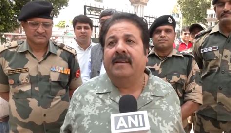 “It was a goodwill visit…” Rajeev Shukla arrives at Attari–Wagah border ...