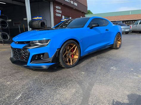 Chevrolet Camaro ZL1 6th Gen Blue Brixton Forged PF5 ULTRASPORT+ | Wheel Front