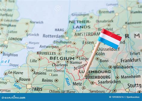 Luxembourg Country Map