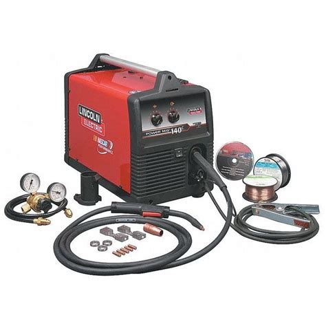 Lincoln Electric MIG Welder, 120 V, 20 A, 30-140 A, OCV 33 K2471-1 | Zoro